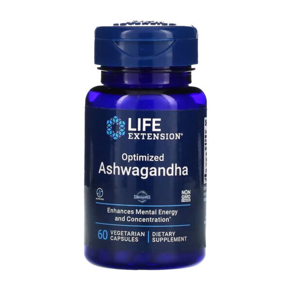 Life Extension Optimized Ashwagandha — 60 рослинних капсул