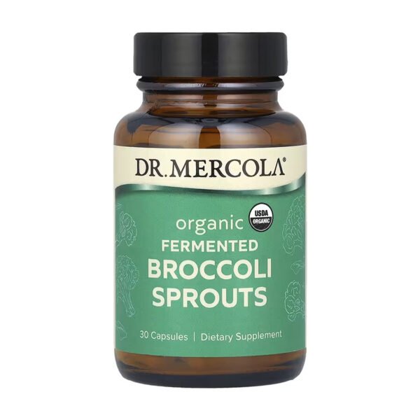 Dr. Mercola Органічні ферментовані паростки броколі — 30 капсул