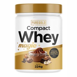 Pure Gold Compact Magic Whey Protein — 224 г шоколадний нуга з шоколадними шматочками