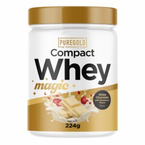 Pure Gold Compact Magic Whey Protein — 224 г Білий шоколад з шматочками полуниці