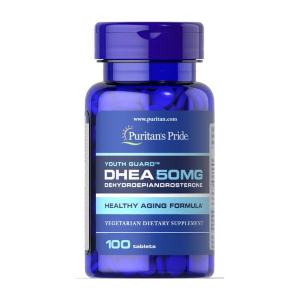 Puritans Pride DHEA 50 мг — 100 таблеток
