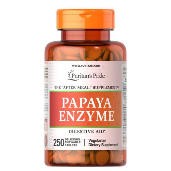 Puritans Pride Papaya Enzyme — 250 таблеток