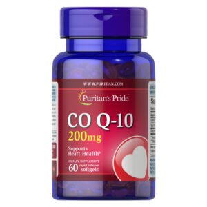 Puritans Pride Q-SORB™ Co Q-10 200 мг — 60 капсул