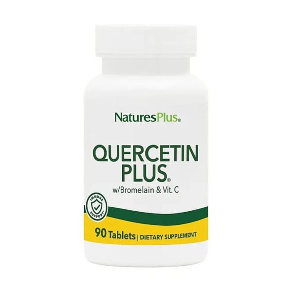 Nature's Plus Кверцетин + Вітамін C Бромелайн — 90 таблеток