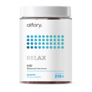 Aifory Relax — 60 жувальних пастилок Ківі