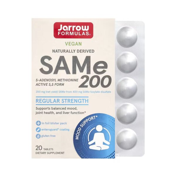 Jarrow Formulas SAM-e 200 — 20 таблеток
