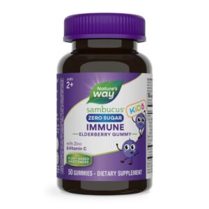 Nature's Way Sambucus Zero Sugar Kids — 50 гумок