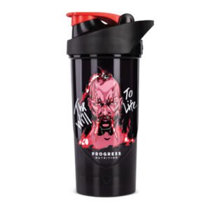 Progress Nutrition Shaker — 700 мл чорний-червоний