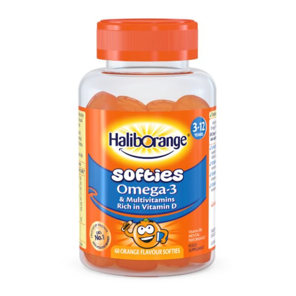 Haliborange Softies Omega-3 та Мультивітаміни — 60 капсул