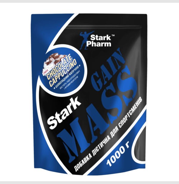 Stark Pharm Gain Mass Ostrowia Whey — 1000 г шоколад капучино
