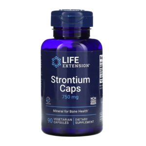 Life Extension Стронцій Капсули 750 мг - 90 рослинних капсул