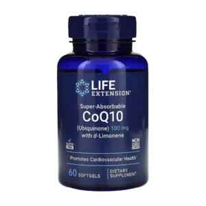 Life Extension CoQ10 (Убіхінон) з d-Лімоненом — 60 капсул