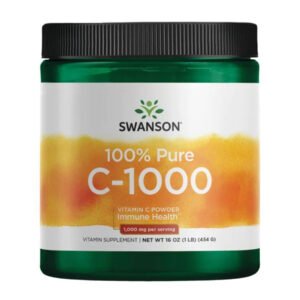 Swanson 100% Чистий Вітамін C Порошок — 454 г