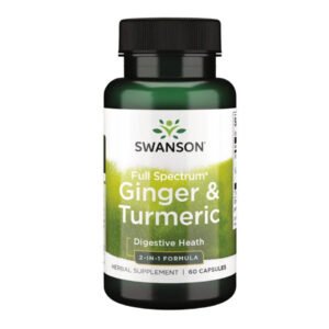 Swanson Full Spectrum Ginger Turmeric — 60 капсул