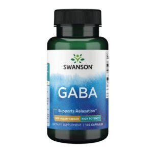 Swanson GABA 500 мг — 100 капсул