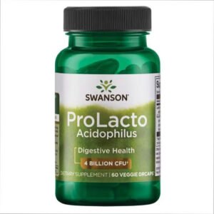 Swanson Prolacto Acidophilus 4 мільярди — 60 рослинних капсул