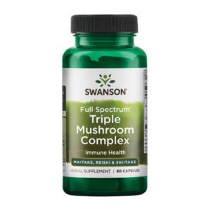 Swanson Комплекс трьох грибів — 60 капсул