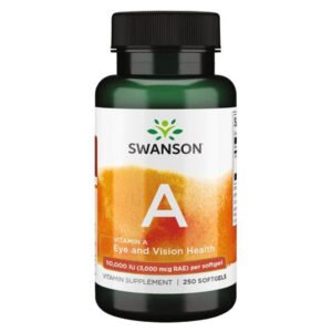 Swanson Вітамін A 10,000 IU - 250 капсул