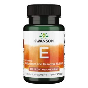 Swanson Вітамін E 400 МЕ — 60 капсул