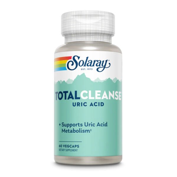 Solaray Total Cleanse Uric Acid — 60 рослинних капсул