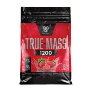 BSN True Mass 1200 — 4730 г полуничний молочний коктейль