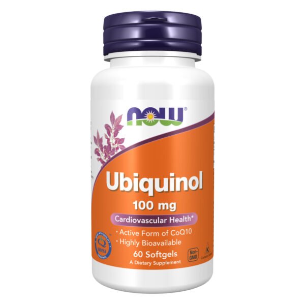 Now Foods Убіquinol 100 мг — 60 капсул