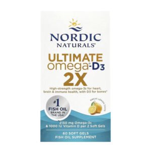 Nordic Naturals Ultimate Omega 2X D3 — 60 капсул