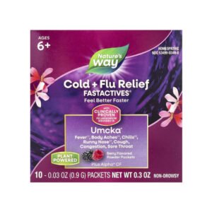 Nature's Way Umcka Cold & Flu Berry Fastactv — 10 шт.