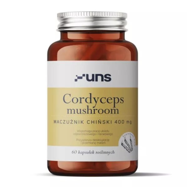 UNS Vitamins Кордицепс Гриб — 60 рослинних капсул