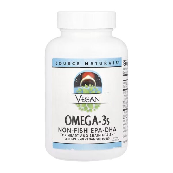 Source Naturals Веганські Омега-3 EPA-DHA 300мг - 60 капсул