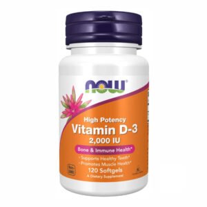 Now Foods Вітамін D-3 2000 МО — 120 капсул