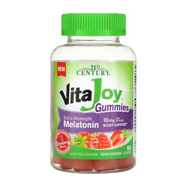 21st Century Melatonin 10 мг — 60 жувальних цукерок