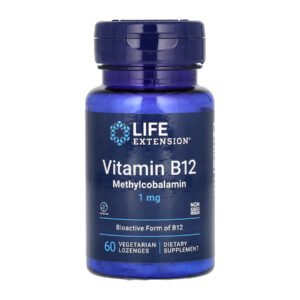 Life Extension Вітамін B12 Метилкобаламін 1 мг - 60 рослинних капсул