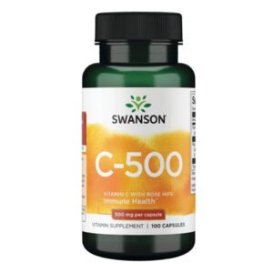 Now Foods Вітамін C з шипшиною 500 мг - 100 капсул
