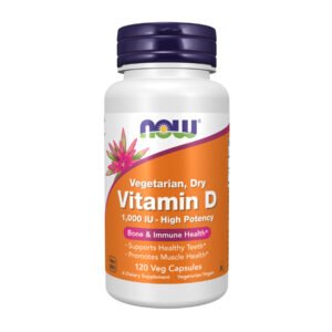 Now Foods Вітамін D-3 1000 IU — 120 рослинних капсул
