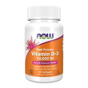 Now Foods Вітамін D-3 10,000 МО - 30 капсул