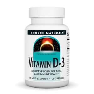 Source Naturals Вітамін D-3 2000 IU — 100 капсул