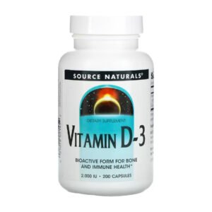 Source Naturals Вітамін D-3 2000 МО - 200 капсул