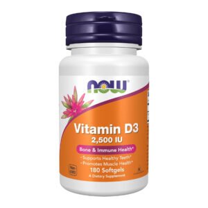 Now Foods Вітамін D3 2500 МО - 180 капсул
