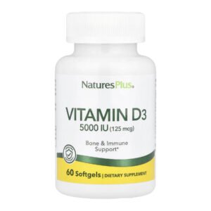 Nature's Plus Вітамін D3 5000 IU — 60 капсул
