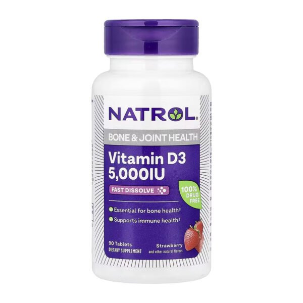 NATROL Вітамін D3 5000 МО - 90 таблеток
