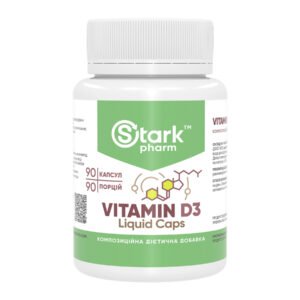 Stark Pharm Вітамін D3 Рідкі Капсули 2000IU - 90 капсул