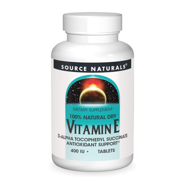 Source Naturals Вітамін E 400 IU D-Alpha Токоферол — 100 таблеток