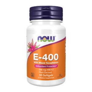 Now Foods Вітамін E-400 з змішаними токоферолами — 50 капсул
