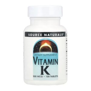 Source Naturals Вітамін K 500 мкг - 100 таблеток