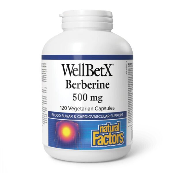 Natural Factors Berberine 500 мг — 120 рослинних капсул