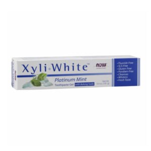 Now Foods Xyli White Зубна паста Гель - 181г М'ята (Пошкоджена упаковка)