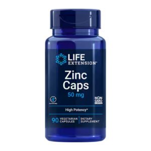 Life Extension Цинк 50 мг — 90 рослинних капсул