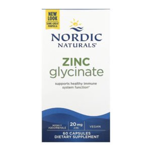 Nordic Naturals Цинк Гліцинат — 60 капсул