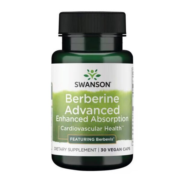 Swanson Berberine Advanced Enhanced Absorption — 30 рослинних капсул